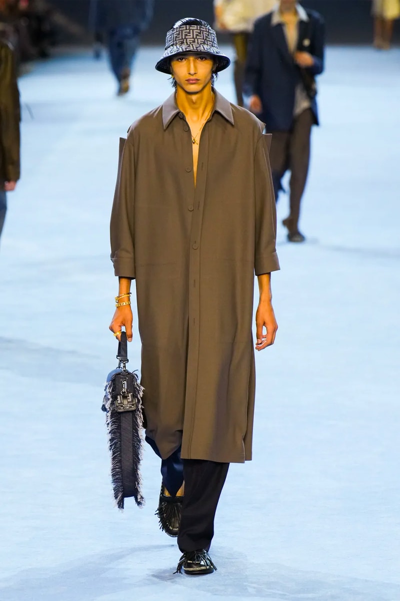 FENDI 2023年春夏メンズコレクション Fendi Frolics In Nature With the Soft Dappling of Light and Textures for SS23