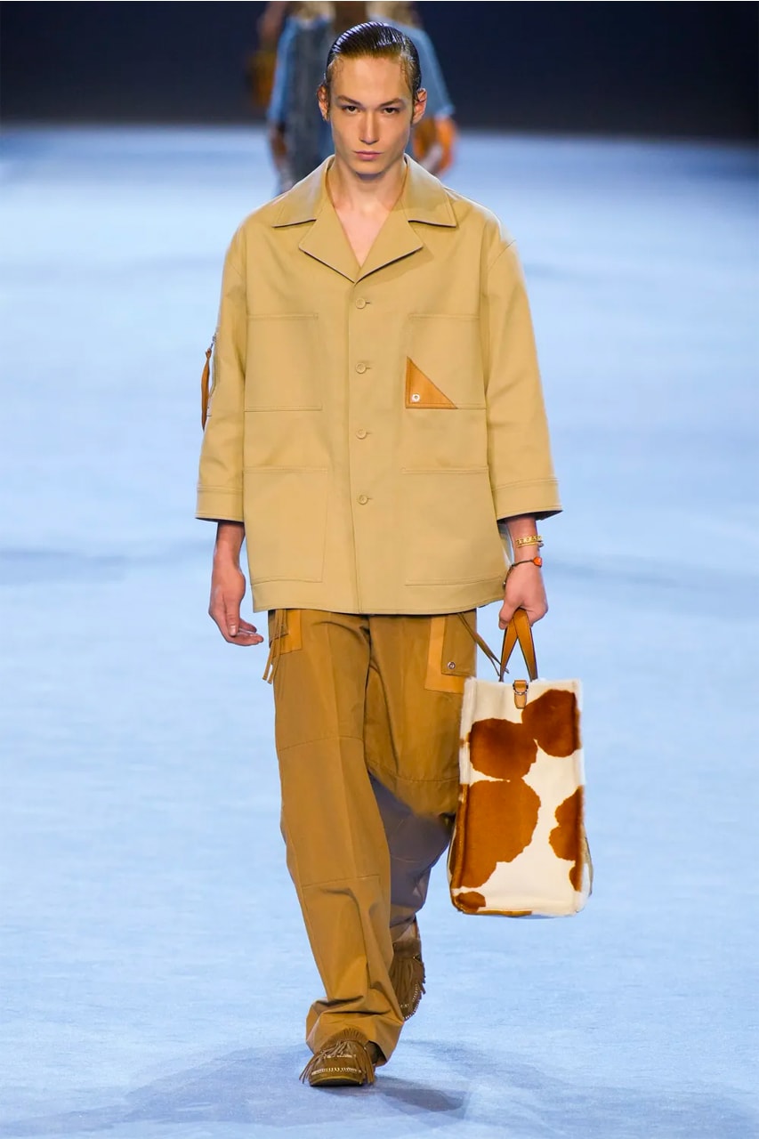 FENDI 2023年春夏メンズコレクション Fendi Frolics In Nature With the Soft Dappling of Light and Textures for SS23