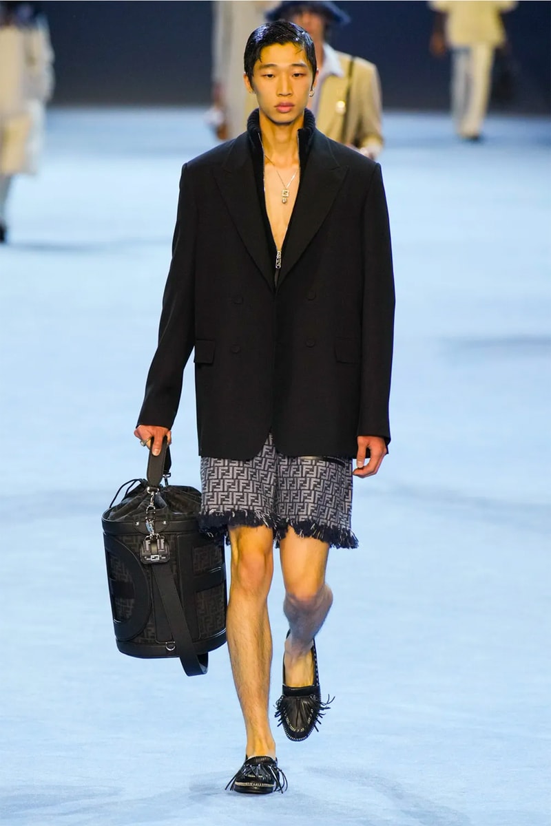 FENDI 2023年春夏メンズコレクション Fendi Frolics In Nature With the Soft Dappling of Light and Textures for SS23