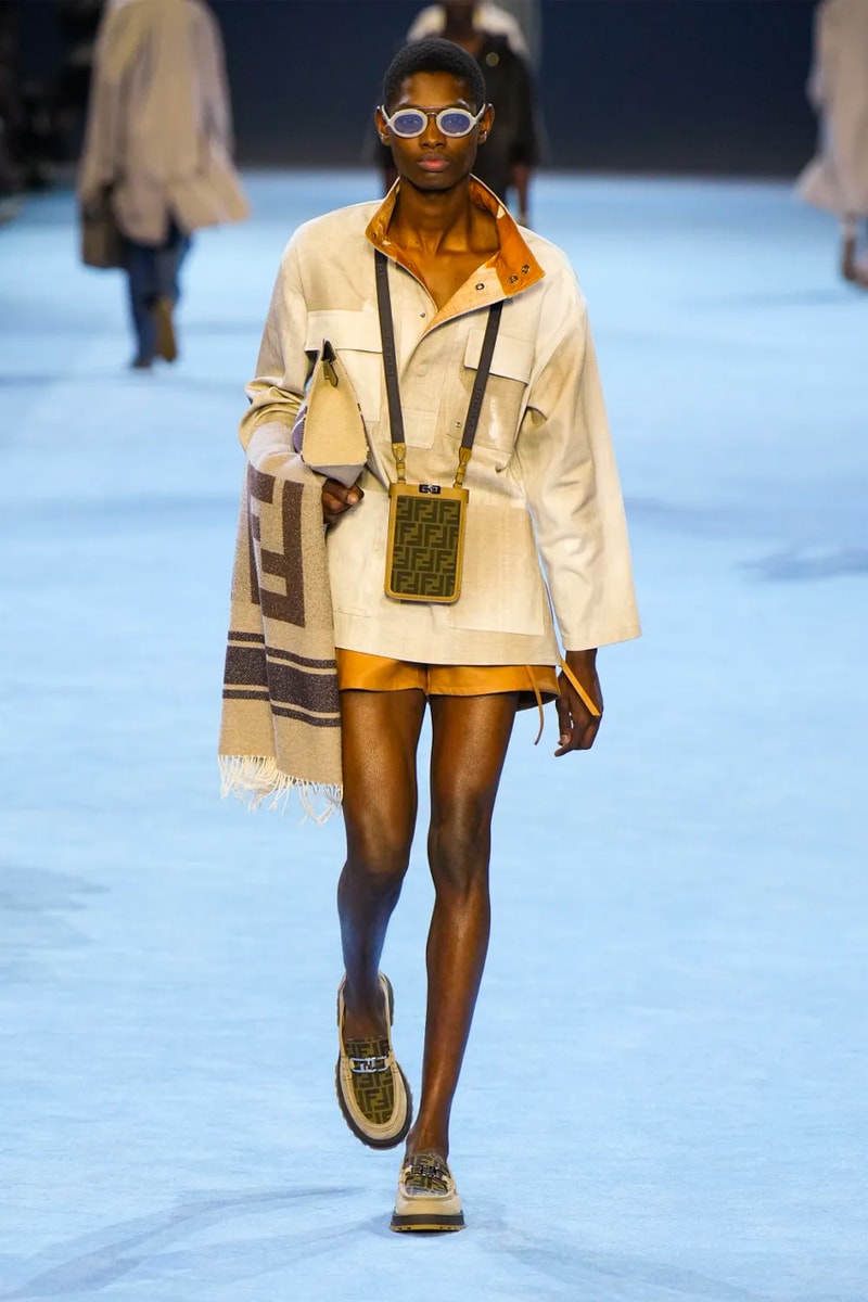 FENDI 2023年春夏メンズコレクション Fendi Frolics In Nature With the Soft Dappling of Light and Textures for SS23