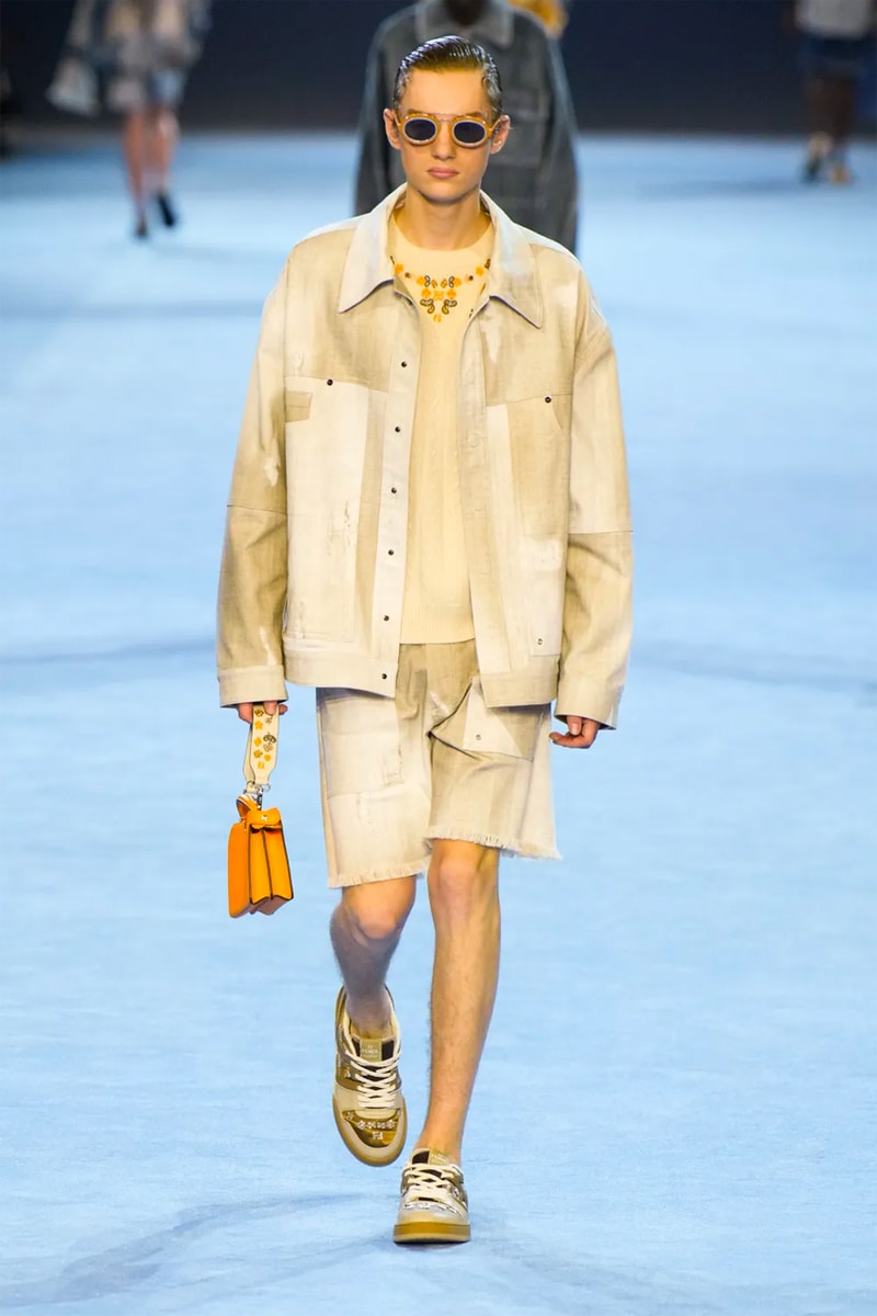 FENDI 2023年春夏メンズコレクション Fendi Frolics In Nature With the Soft Dappling of Light and Textures for SS23