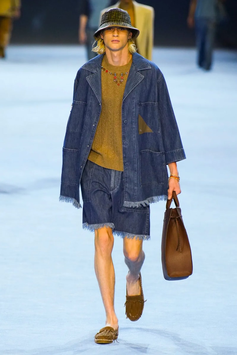 FENDI 2023年春夏メンズコレクション Fendi Frolics In Nature With the Soft Dappling of Light and Textures for SS23