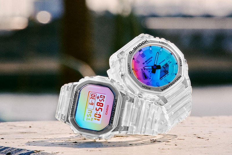 ジーショックからガラス板全面に蒸着を施した最新コレクションが登場  G-SHOCK Iridescent Color collection  new release