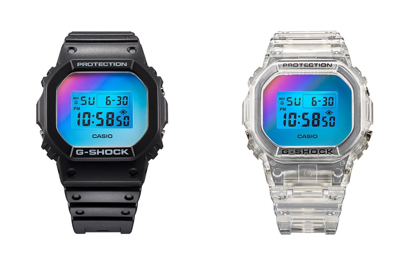 ジーショックからガラス板全面に蒸着を施した最新コレクションが登場  G-SHOCK Iridescent Color collection  new release
