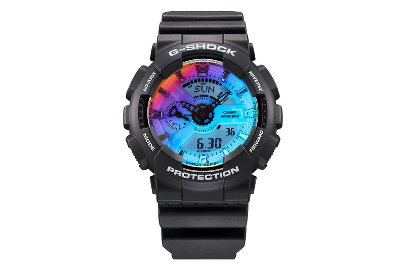 ジーショックからガラス板全面に蒸着を施した最新コレクションが登場  G-SHOCK Iridescent Color collection  new release