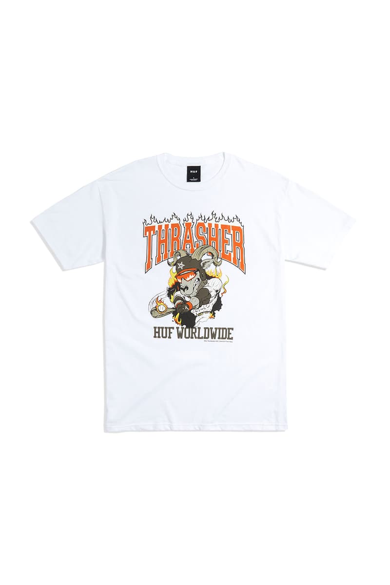 ハフとスラッシャーによるコラボコレクションがリリース huf thrasher collabo release info