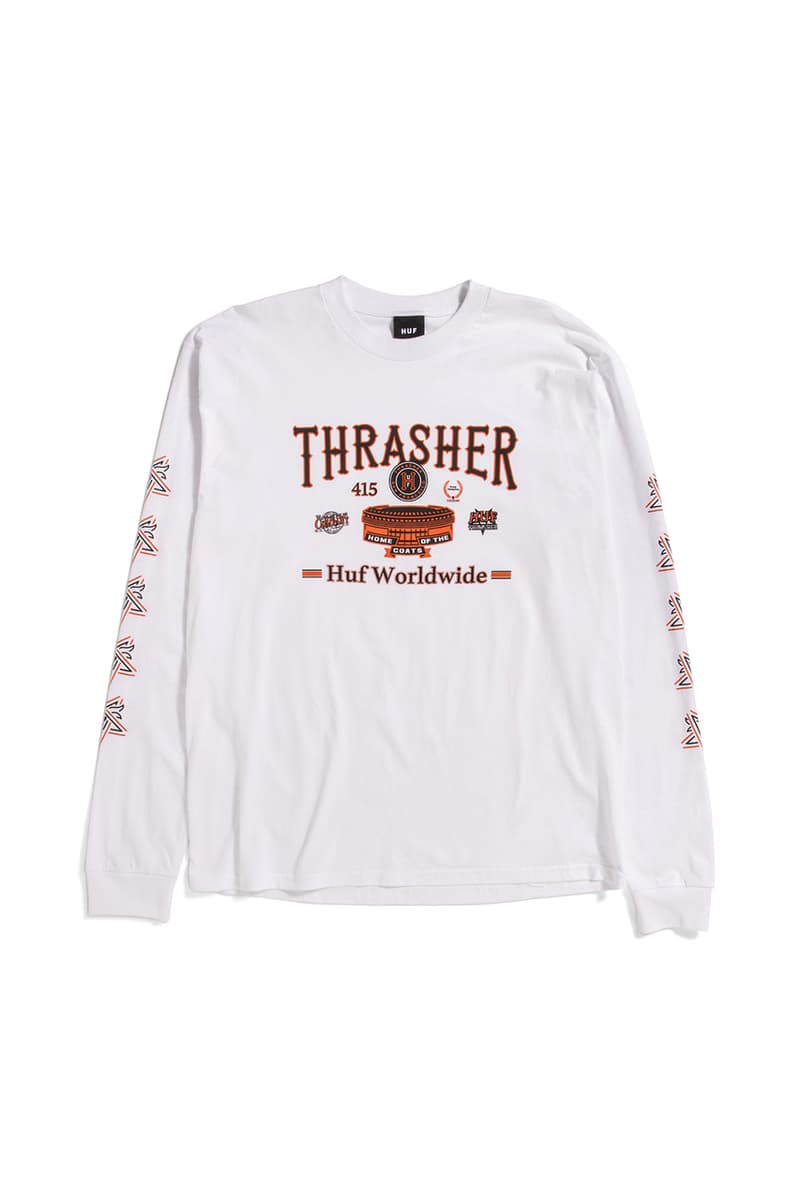 ハフとスラッシャーによるコラボコレクションがリリース huf thrasher collabo release info