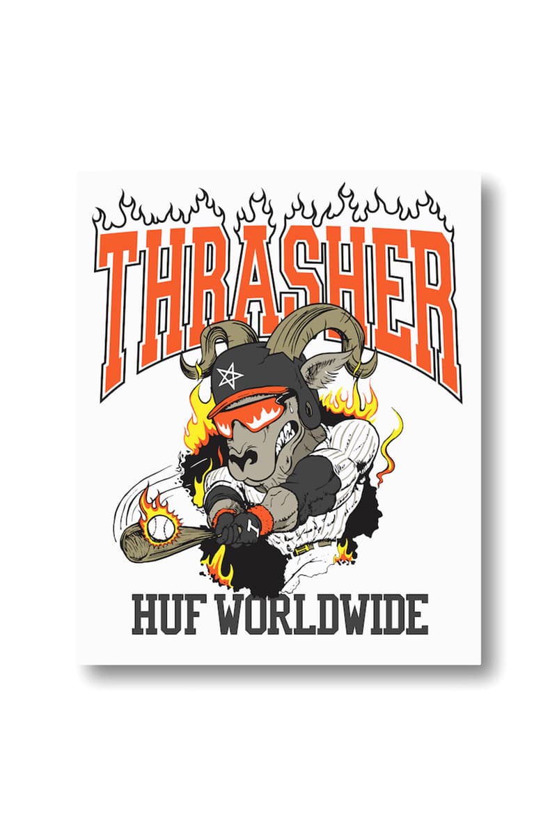 ハフとスラッシャーによるコラボコレクションがリリース huf thrasher collabo release info