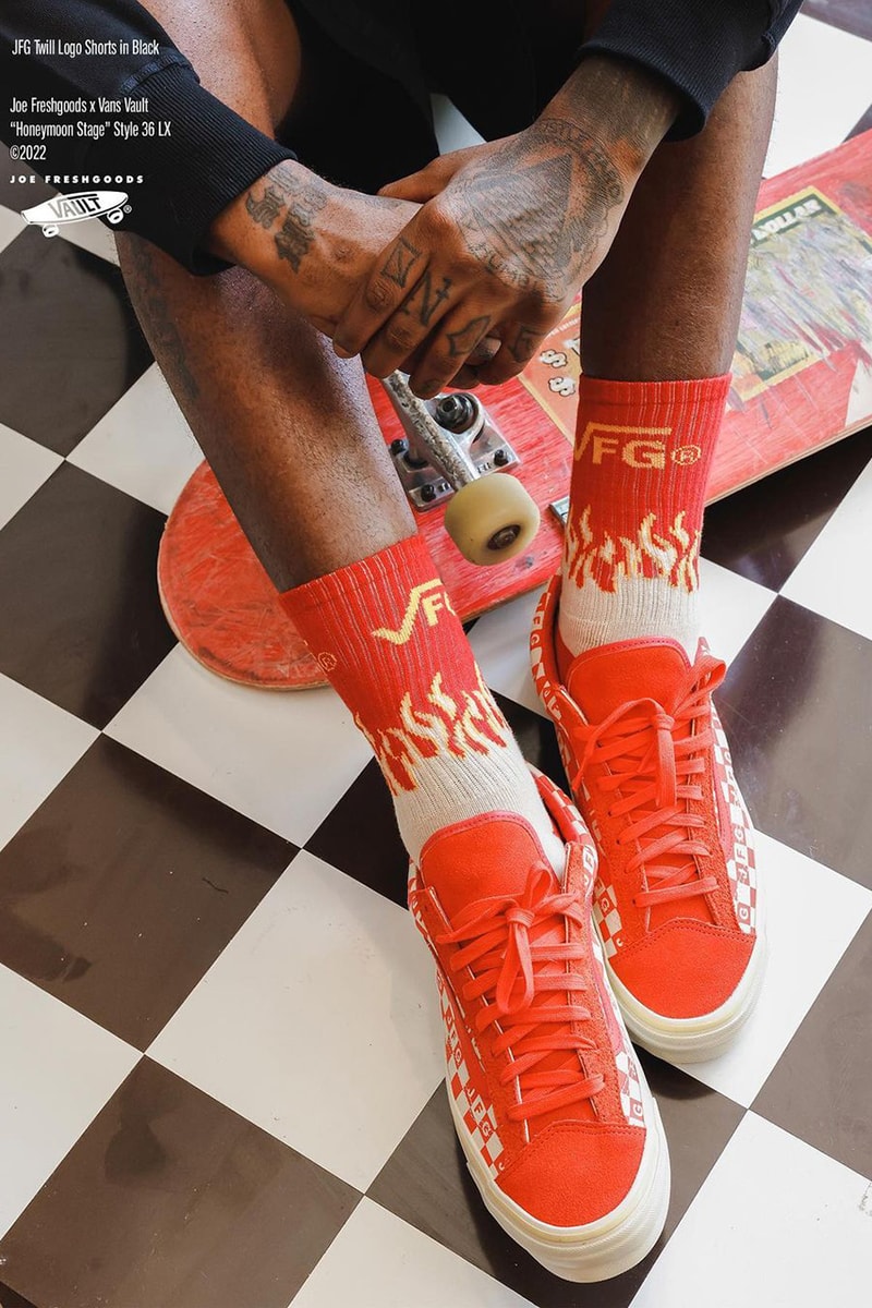 ジョーフレッシュグッズとヴァンズがコラボコレクションを発表 joe freshgoods vans style 36 the honeymoon stage release date info store list buying guide photos price 