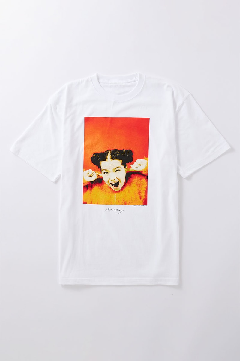 ジャーナルスタンダードから写真家 マーク・マクナルティが撮影したビョークのポートレートTシャツが登場 JOURNAL STANDARD x Mark Mcnulty  Björk t-shirt release