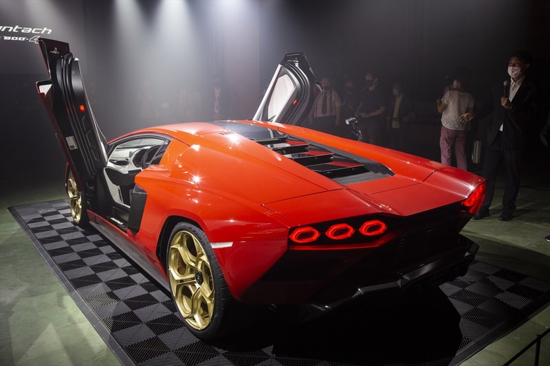 ランボルギーニがカウンタックLPI800-4の日本向けデリバリー車を初公開 lamborghini countach lpi800 4 announcement