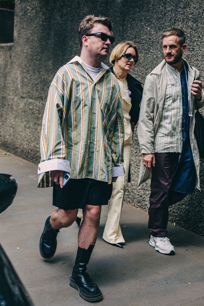 ストリートスタイル：23年春夏ロンドン・ファッションウィーク・メンズ Men's London Fashion Week Street Style Looks united kingdom spring summer 2023 gq fashion streetwear clothes chic ss23