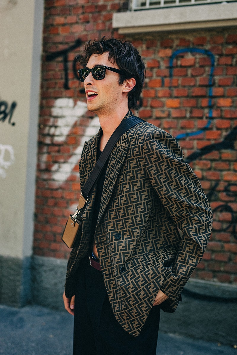 ストリートスタイル：2023年春夏ミラノ・ファッションウィーク・メンズ Milan Fashion Week SS23 Street Style Showcases the Most Vibrant Essentials for Summer spring/summer 2023 prada dolce & gabbanna jw anderson moschino versace fendi 