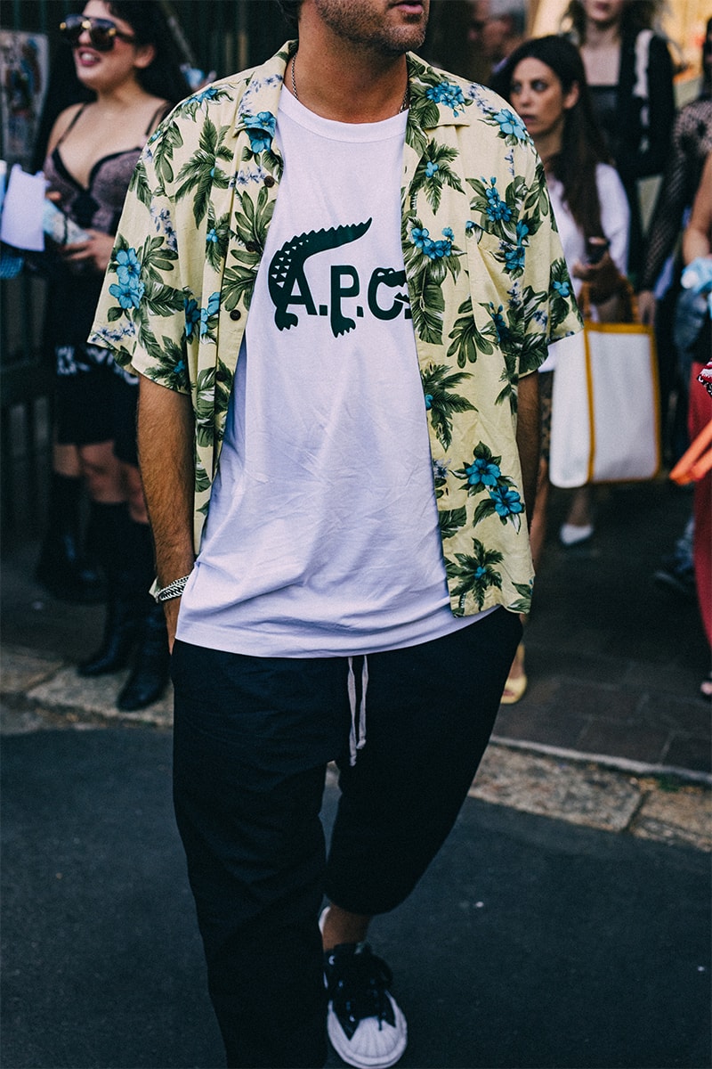 ストリートスタイル：2023年春夏ミラノ・ファッションウィーク・メンズ Milan Fashion Week SS23 Street Style Showcases the Most Vibrant Essentials for Summer spring/summer 2023 prada dolce & gabbanna jw anderson moschino versace fendi 