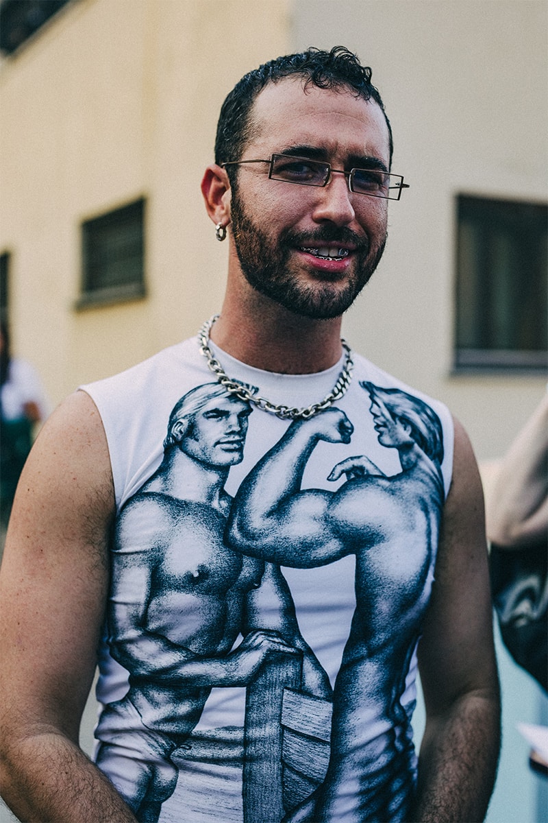 ストリートスタイル：2023年春夏ミラノ・ファッションウィーク・メンズ Milan Fashion Week SS23 Street Style Showcases the Most Vibrant Essentials for Summer spring/summer 2023 prada dolce & gabbanna jw anderson moschino versace fendi 
