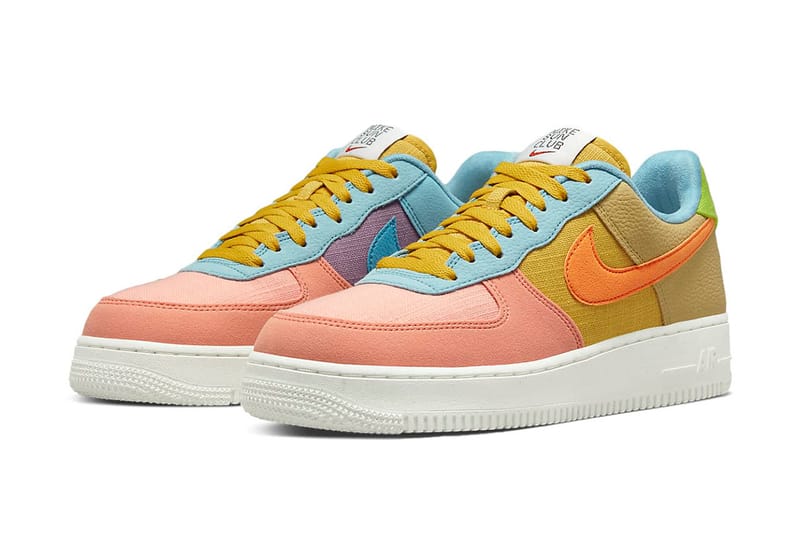 Nike からサステナ素材を使用した夏らしいカラーリングの Air Force 1 が登場