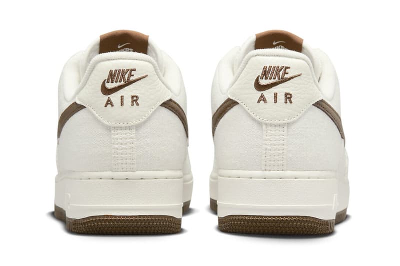 ナイキから SNKRS 5周年を記念した限定 Air Force 1 が登場 Nike Air Force 1 5th anniversary snkrs day white brown wood V woven release info date price