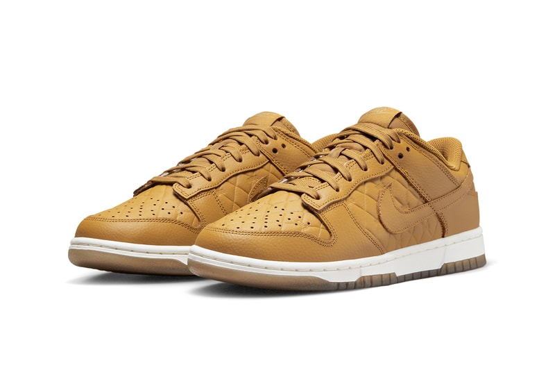 ナイキからウィートカラーを纏ったキルティングが特徴のダンク ローが登場 Nike Dunk Low Quilted "Wheat" DX3374-700 Release Info date store list buying guide photos price