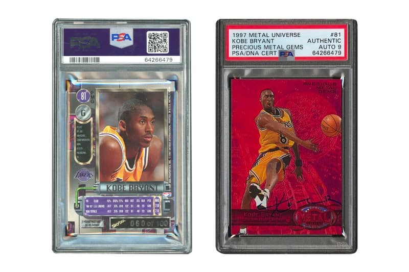 コービー・ブライアントの貴重な直筆サイン入りカードがオークションに出品中 Rare Signed Kobe Bryant 1997 Skybox Metal Universe Precious Metal Gems #81 Card Could Sell over 1 million USD