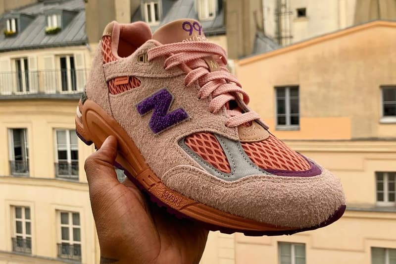 サレヘ・ベンバリーがニューバランスとの最新コラボ 990v2 を予告 salehe bembury new balance 990v2 orange pink purple release date info store list buying guide photos price 