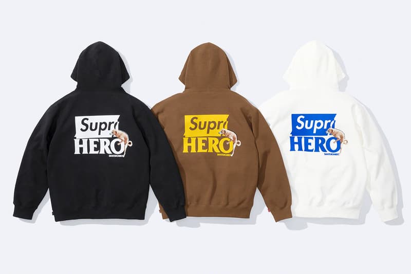 シュプリーム x アンタイヒーローによる2022年春シーズンのコラボコレクションが発売 Supreme x ANTI HERO collab collection 2022 spring release info