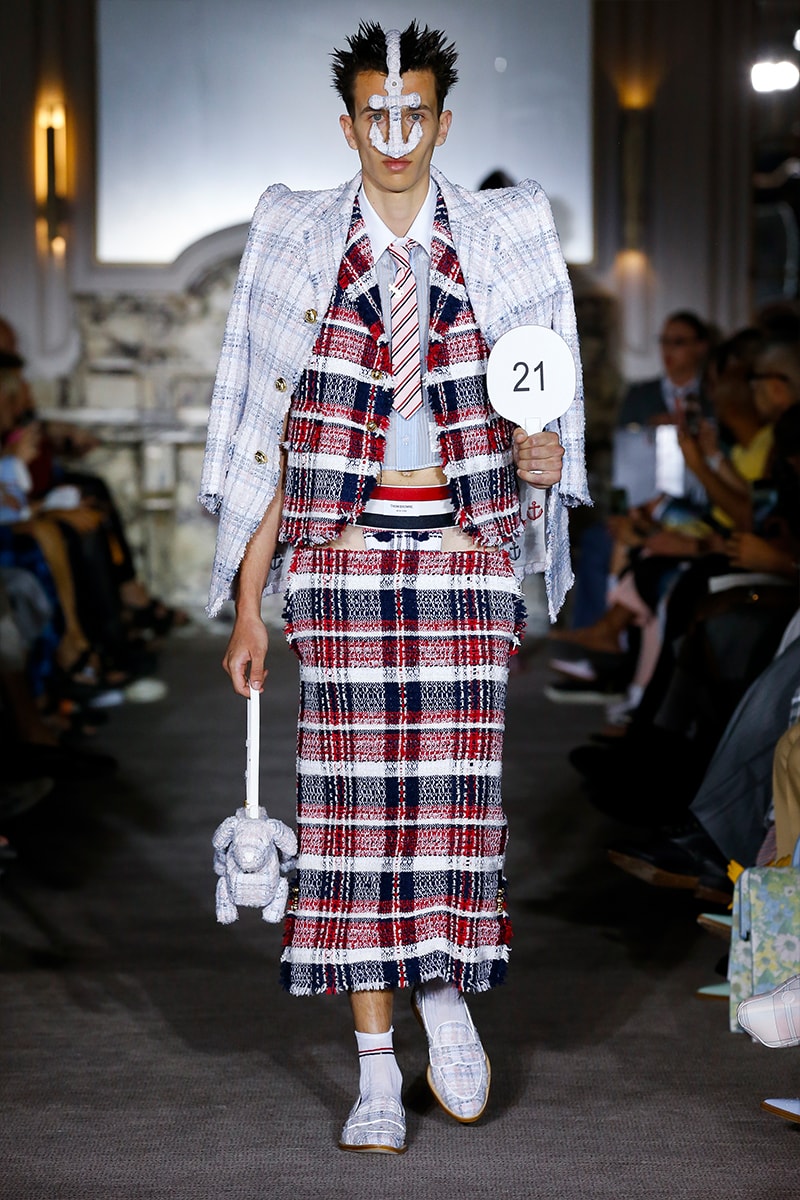 トム ブラウン 2023年春夏コレクション Thom Browne SS23 Collection Fetishizes Punk Thom Browne Spring/Summer 2023 Collection Backstage first look jockstraps anchor coverage nyc fashion unisex