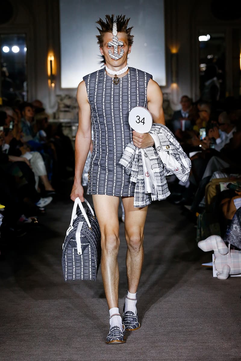 トム ブラウン 2023年春夏コレクション Thom Browne SS23 Collection Fetishizes Punk Thom Browne Spring/Summer 2023 Collection Backstage first look jockstraps anchor coverage nyc fashion unisex