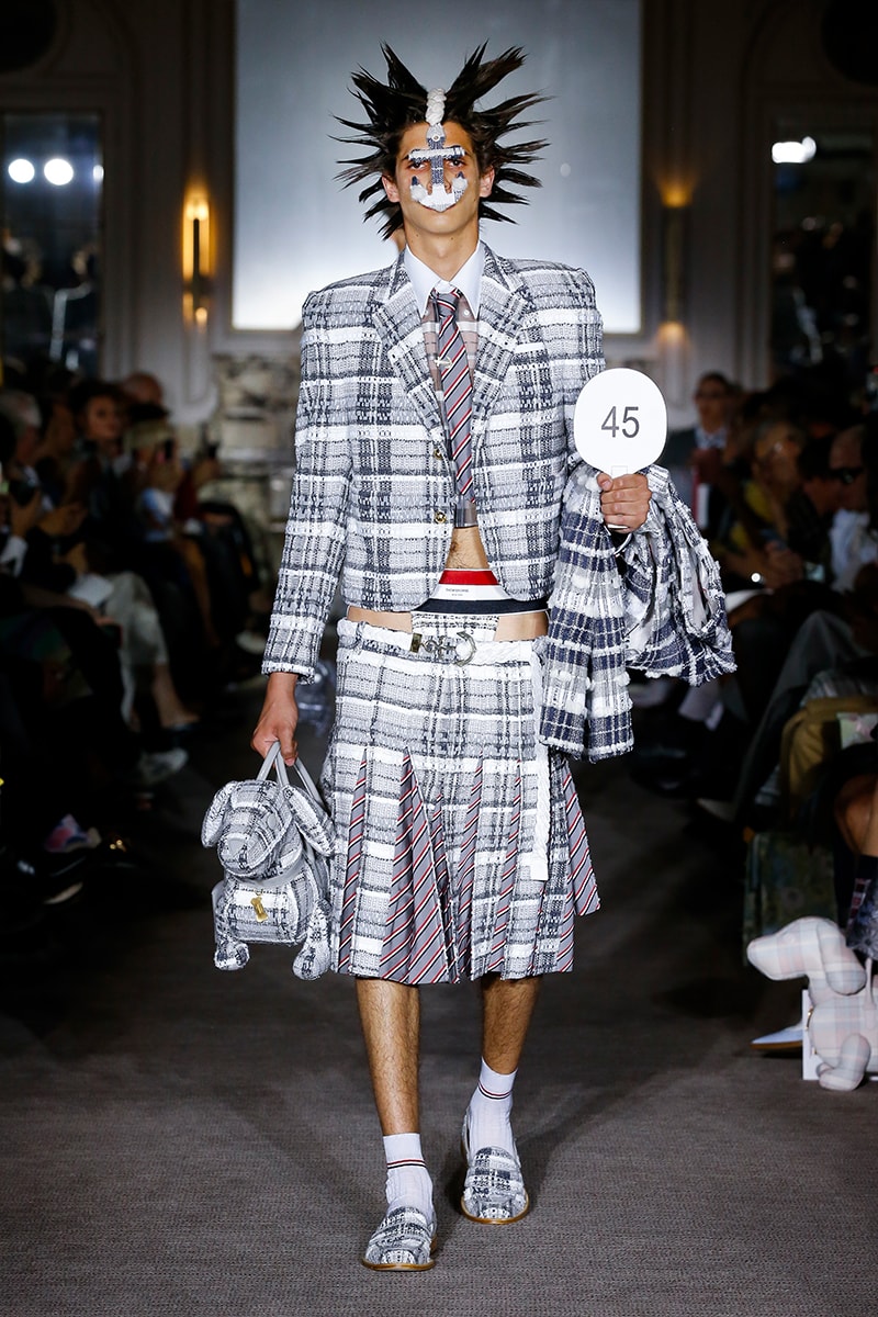 トム ブラウン 2023年春夏コレクション Thom Browne SS23 Collection Fetishizes Punk Thom Browne Spring/Summer 2023 Collection Backstage first look jockstraps anchor coverage nyc fashion unisex