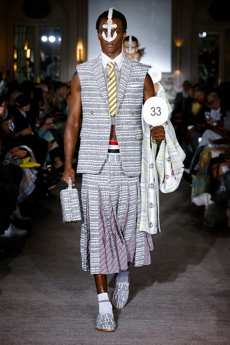 トム ブラウン 2023年春夏コレクション Thom Browne SS23 Collection Fetishizes Punk Thom Browne Spring/Summer 2023 Collection Backstage first look jockstraps anchor coverage nyc fashion unisex