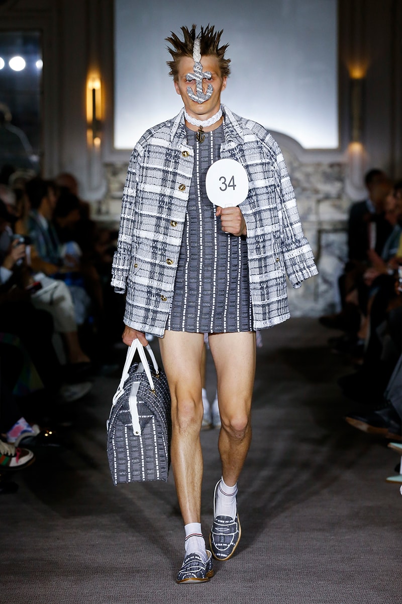 トム ブラウン 2023年春夏コレクション Thom Browne SS23 Collection Fetishizes Punk Thom Browne Spring/Summer 2023 Collection Backstage first look jockstraps anchor coverage nyc fashion unisex