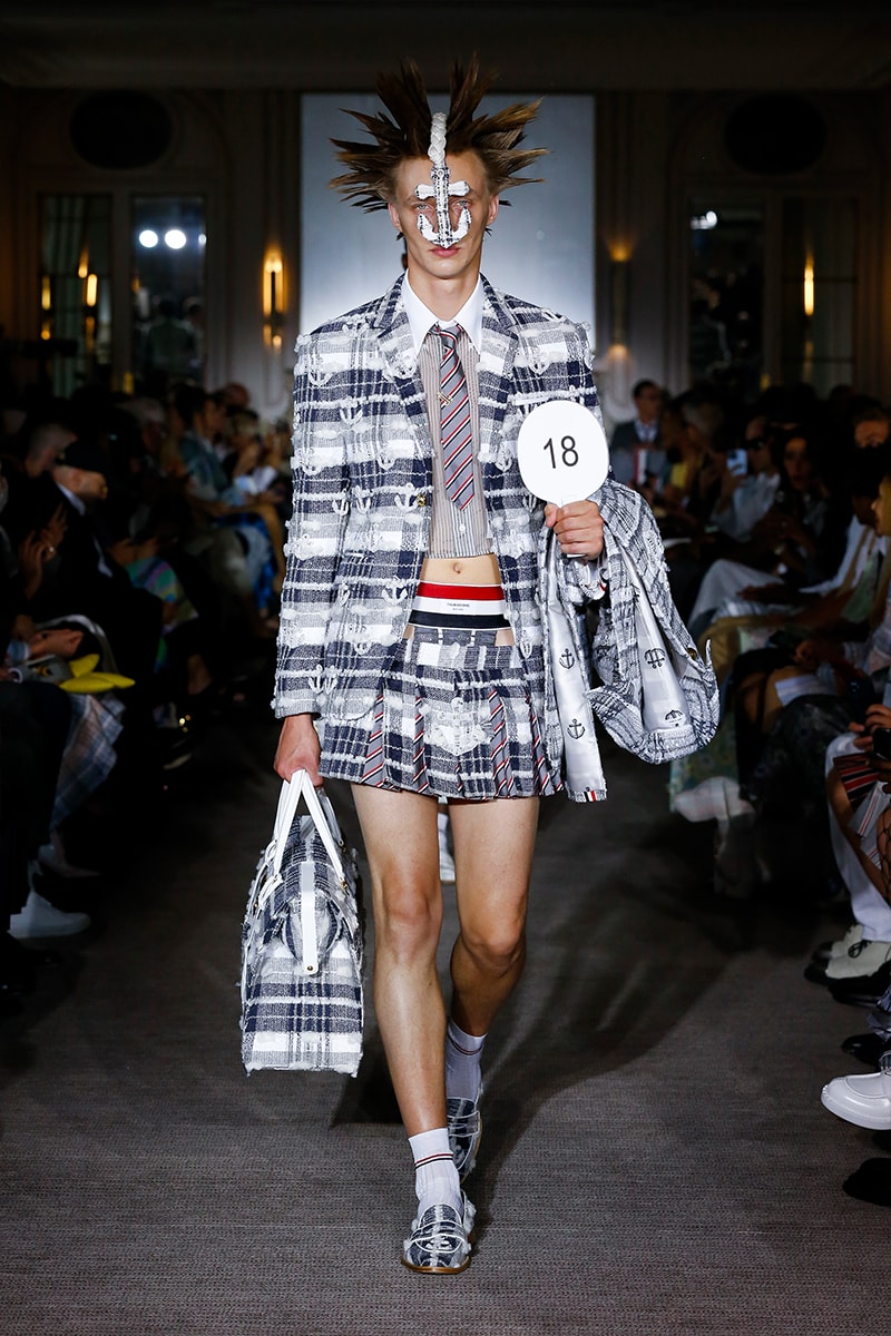 トム ブラウン 2023年春夏コレクション Thom Browne SS23 Collection Fetishizes Punk Thom Browne Spring/Summer 2023 Collection Backstage first look jockstraps anchor coverage nyc fashion unisex