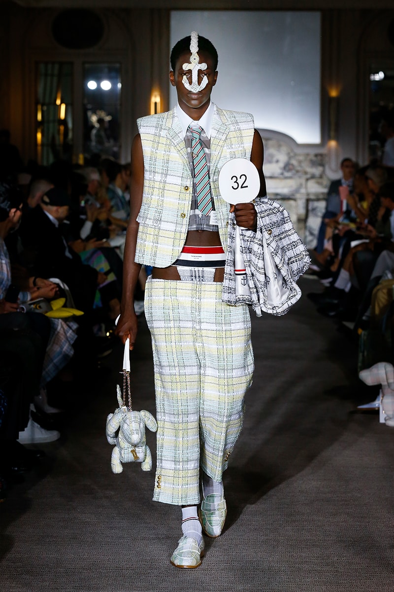 トム ブラウン 2023年春夏コレクション Thom Browne SS23 Collection Fetishizes Punk Thom Browne Spring/Summer 2023 Collection Backstage first look jockstraps anchor coverage nyc fashion unisex