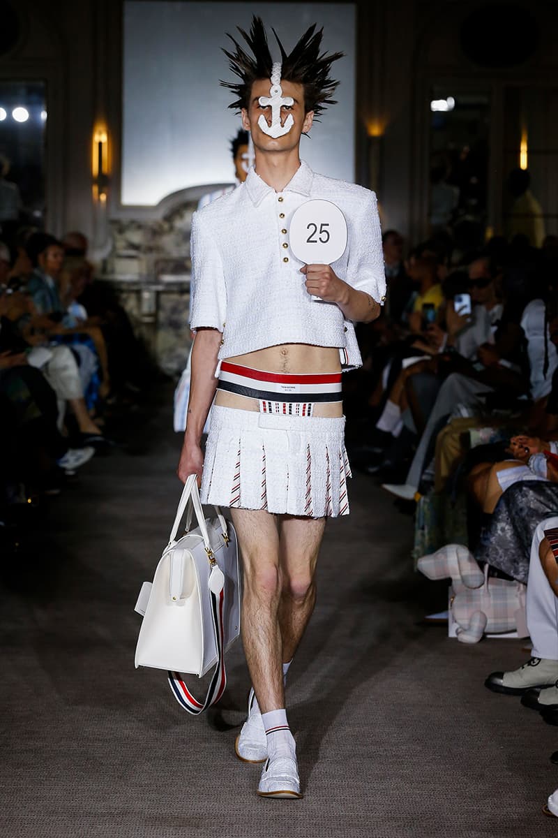 トム ブラウン 2023年春夏コレクション Thom Browne SS23 Collection Fetishizes Punk Thom Browne Spring/Summer 2023 Collection Backstage first look jockstraps anchor coverage nyc fashion unisex