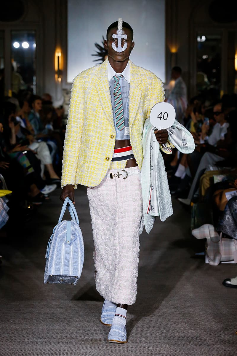 トム ブラウン 2023年春夏コレクション Thom Browne SS23 Collection Fetishizes Punk Thom Browne Spring/Summer 2023 Collection Backstage first look jockstraps anchor coverage nyc fashion unisex