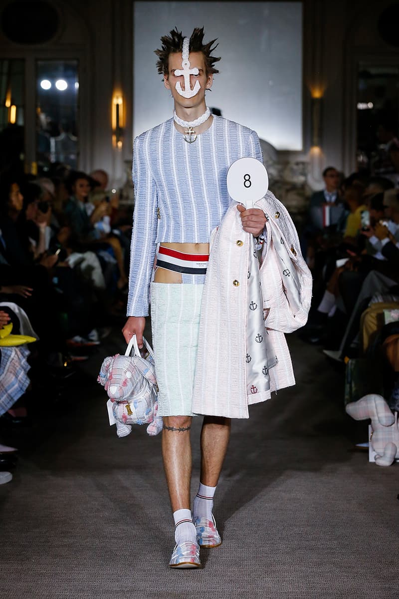 トム ブラウン 2023年春夏コレクション Thom Browne SS23 Collection Fetishizes Punk Thom Browne Spring/Summer 2023 Collection Backstage first look jockstraps anchor coverage nyc fashion unisex