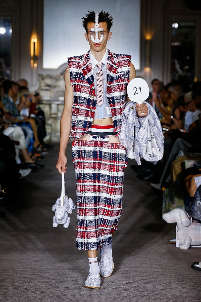 トム ブラウン 2023年春夏コレクション Thom Browne SS23 Collection Fetishizes Punk Thom Browne Spring/Summer 2023 Collection Backstage first look jockstraps anchor coverage nyc fashion unisex
