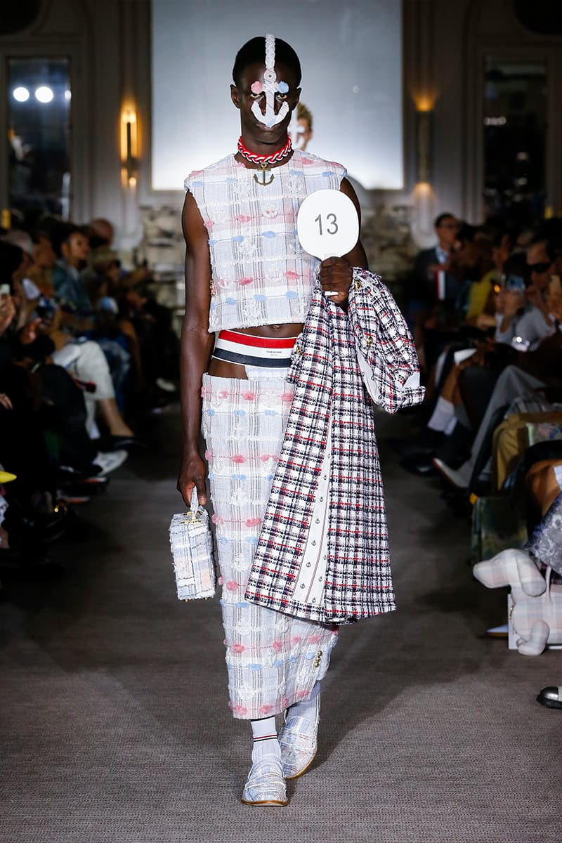 トム ブラウン 2023年春夏コレクション Thom Browne SS23 Collection Fetishizes Punk Thom Browne Spring/Summer 2023 Collection Backstage first look jockstraps anchor coverage nyc fashion unisex