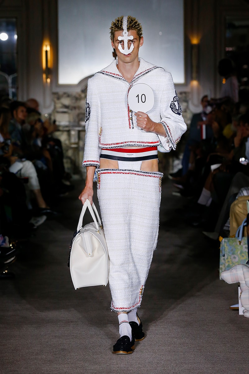 トム ブラウン 2023年春夏コレクション Thom Browne SS23 Collection Fetishizes Punk Thom Browne Spring/Summer 2023 Collection Backstage first look jockstraps anchor coverage nyc fashion unisex
