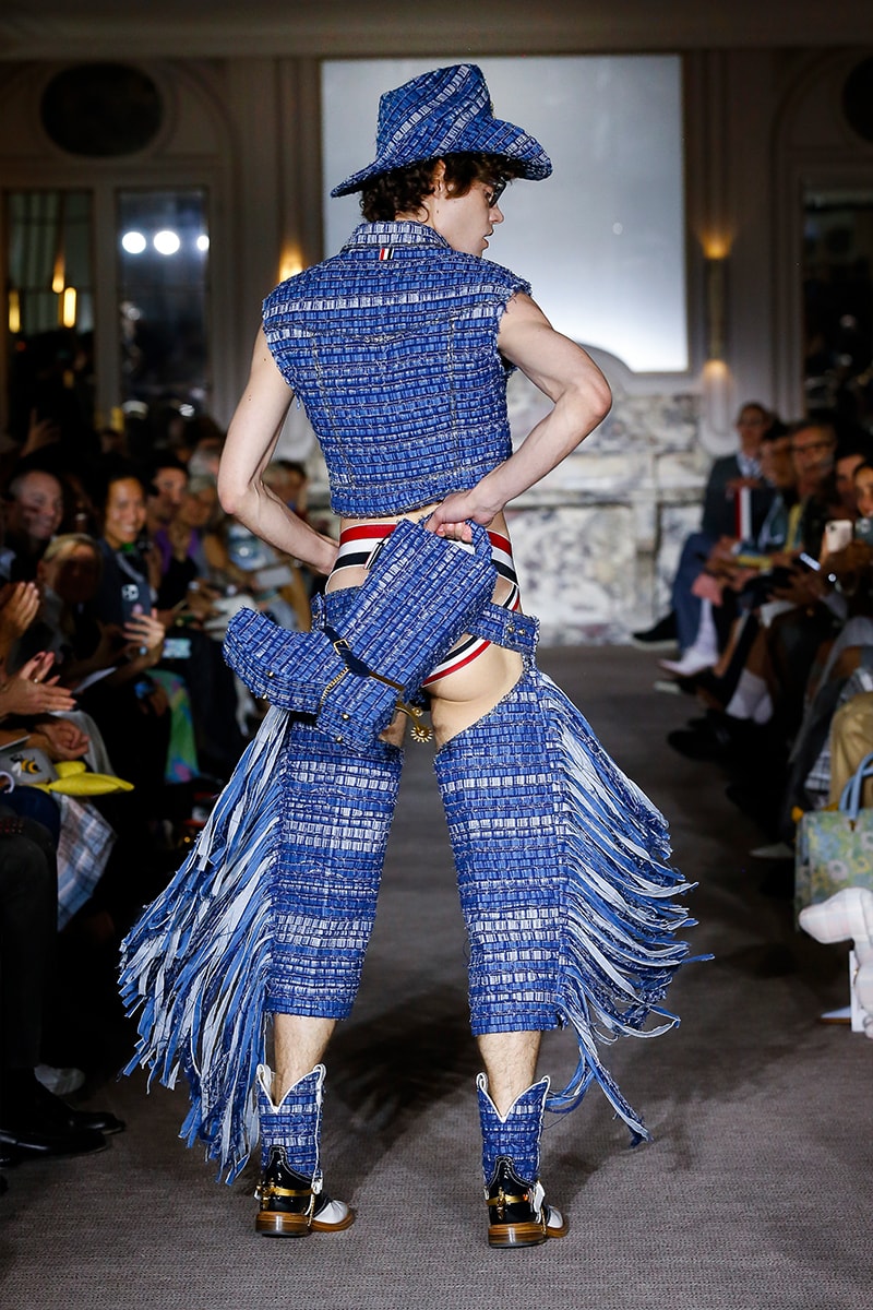 トム ブラウン 2023年春夏コレクション Thom Browne SS23 Collection Fetishizes Punk Thom Browne Spring/Summer 2023 Collection Backstage first look jockstraps anchor coverage nyc fashion unisex