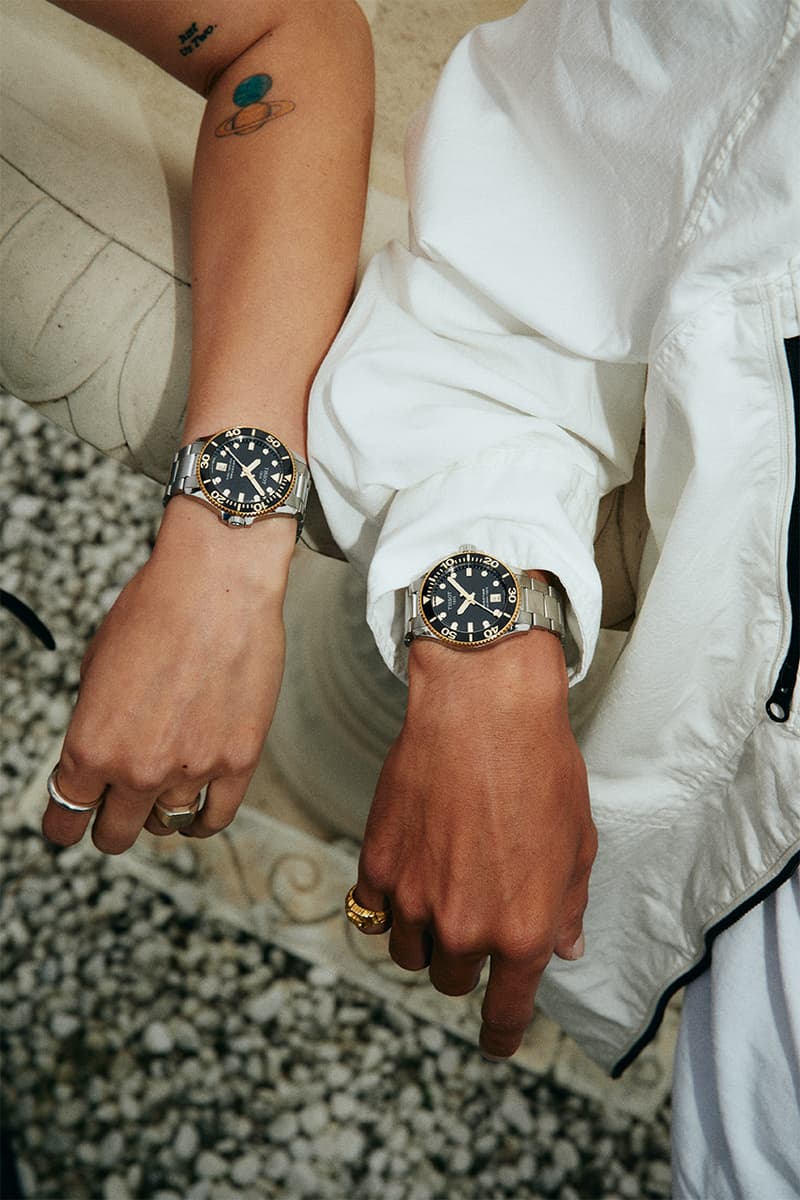 IO & KIKUNO のサマーバケーションを TISSOT の名作“シースター”が時を刻む
