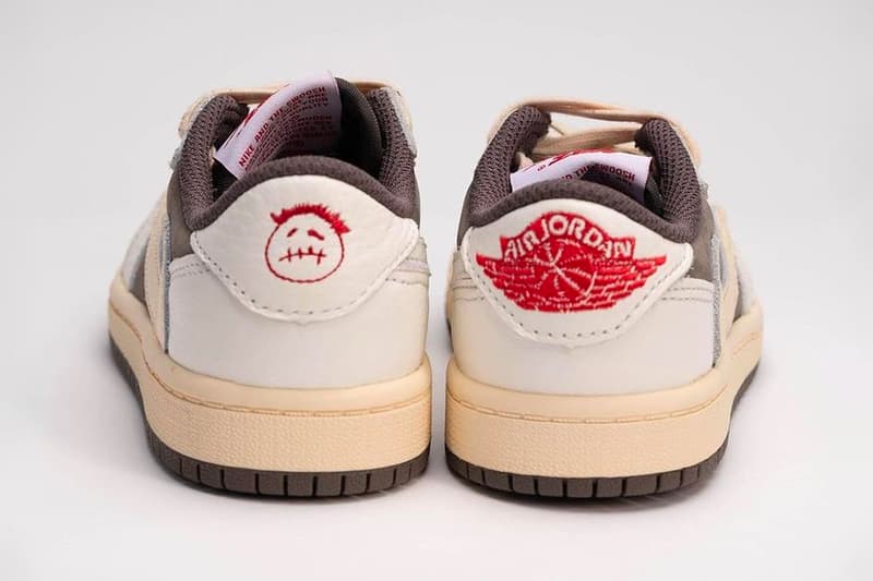 トラヴィス・スコット x エアジョーダン 1 ロー “リバースモカ” のディテールをチェック Travis Scott Air Jordan 1 Low Reverse Mocha Detailed Look Release Info dm7866-162 Date Buy Price Sail University Red Ridgerock