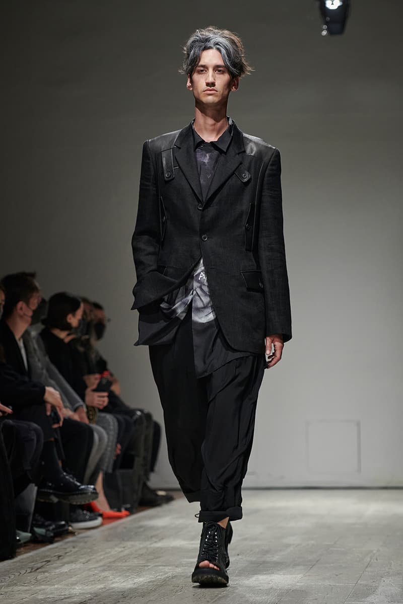 ヨウジヤマモト 2023年春夏メンズコレクション yohji yamamoto pour homme spring summer 2023 collection info