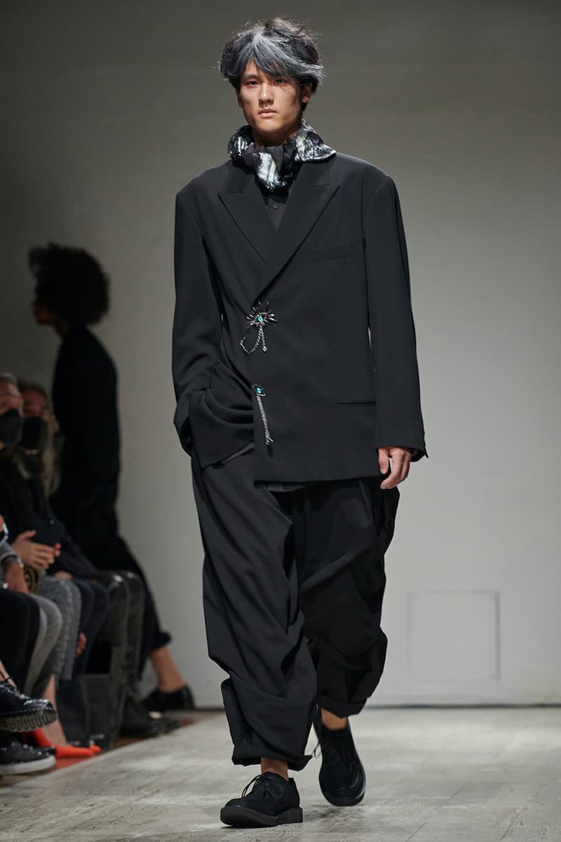 ヨウジヤマモト 2023年春夏メンズコレクション yohji yamamoto pour homme spring summer 2023 collection info