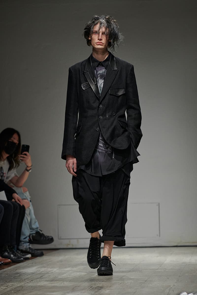 ヨウジヤマモト 2023年春夏メンズコレクション yohji yamamoto pour homme spring summer 2023 collection info