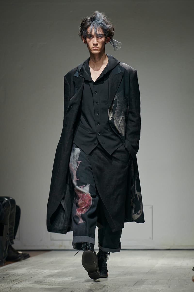 ヨウジヤマモト 2023年春夏メンズコレクション yohji yamamoto pour homme spring summer 2023 collection info