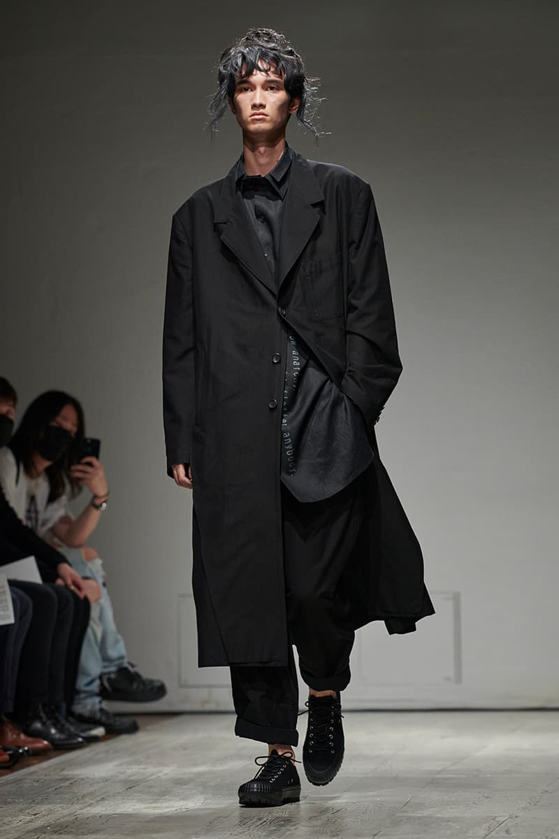 ヨウジヤマモト 2023年春夏メンズコレクション yohji yamamoto pour homme spring summer 2023 collection info