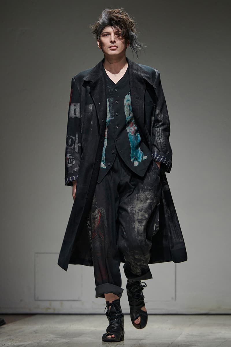 ヨウジヤマモト 2023年春夏メンズコレクション yohji yamamoto pour homme spring summer 2023 collection info