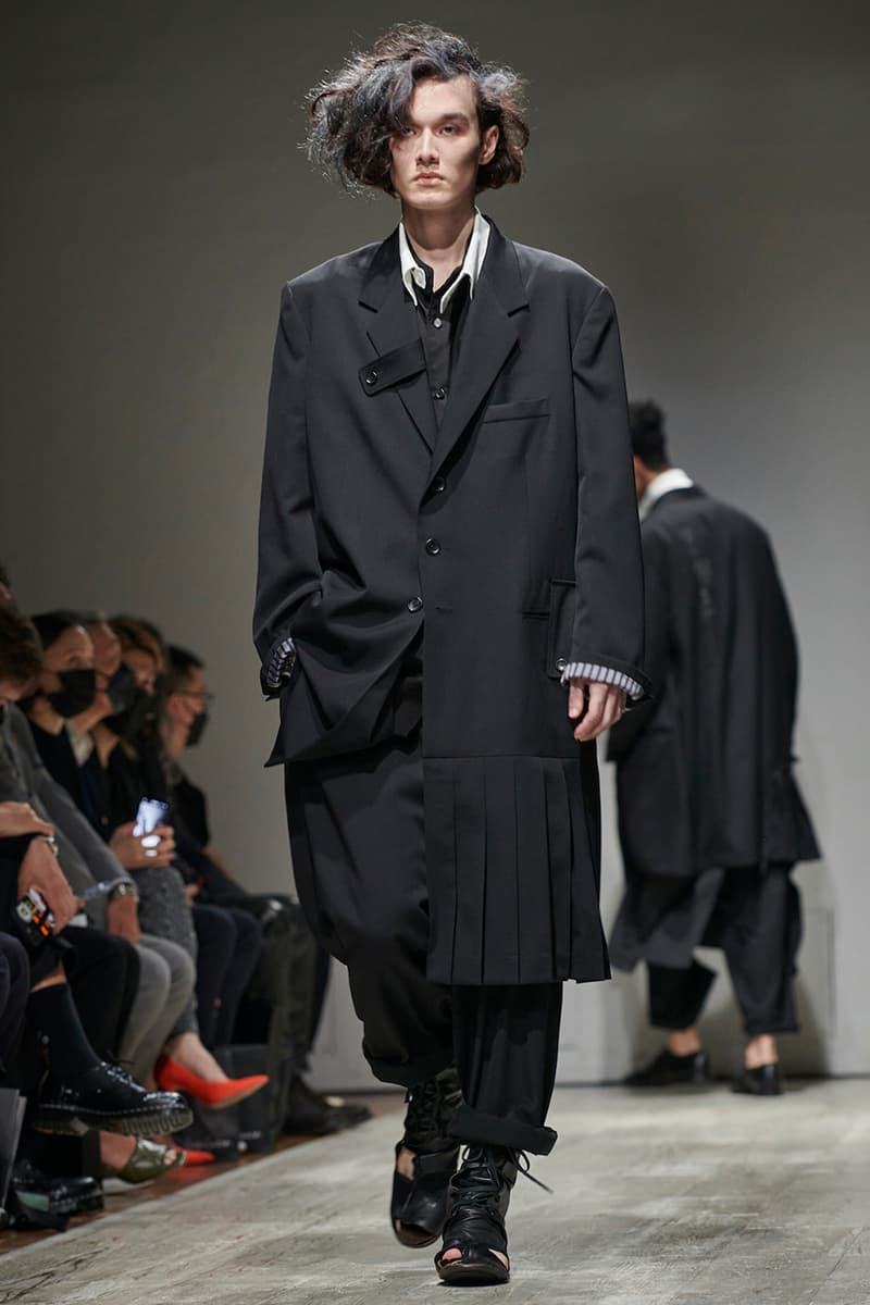 ヨウジヤマモト 2023年春夏メンズコレクション yohji yamamoto pour homme spring summer 2023 collection info