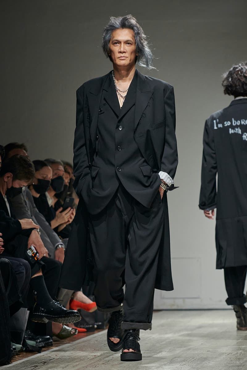 ヨウジヤマモト 2023年春夏メンズコレクション yohji yamamoto pour homme spring summer 2023 collection info