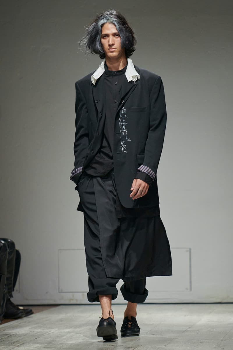 ヨウジヤマモト 2023年春夏メンズコレクション yohji yamamoto pour homme spring summer 2023 collection info